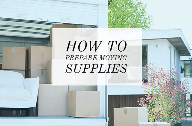 How To Prepare Moving Supplies 