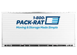 packrat storage container on steep grade